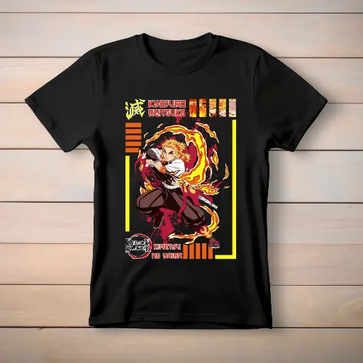 Kyojuro Rengoku Strikes - Flame Hashira - Demon Slayer